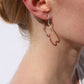 Small Silver Squiggly Hoops