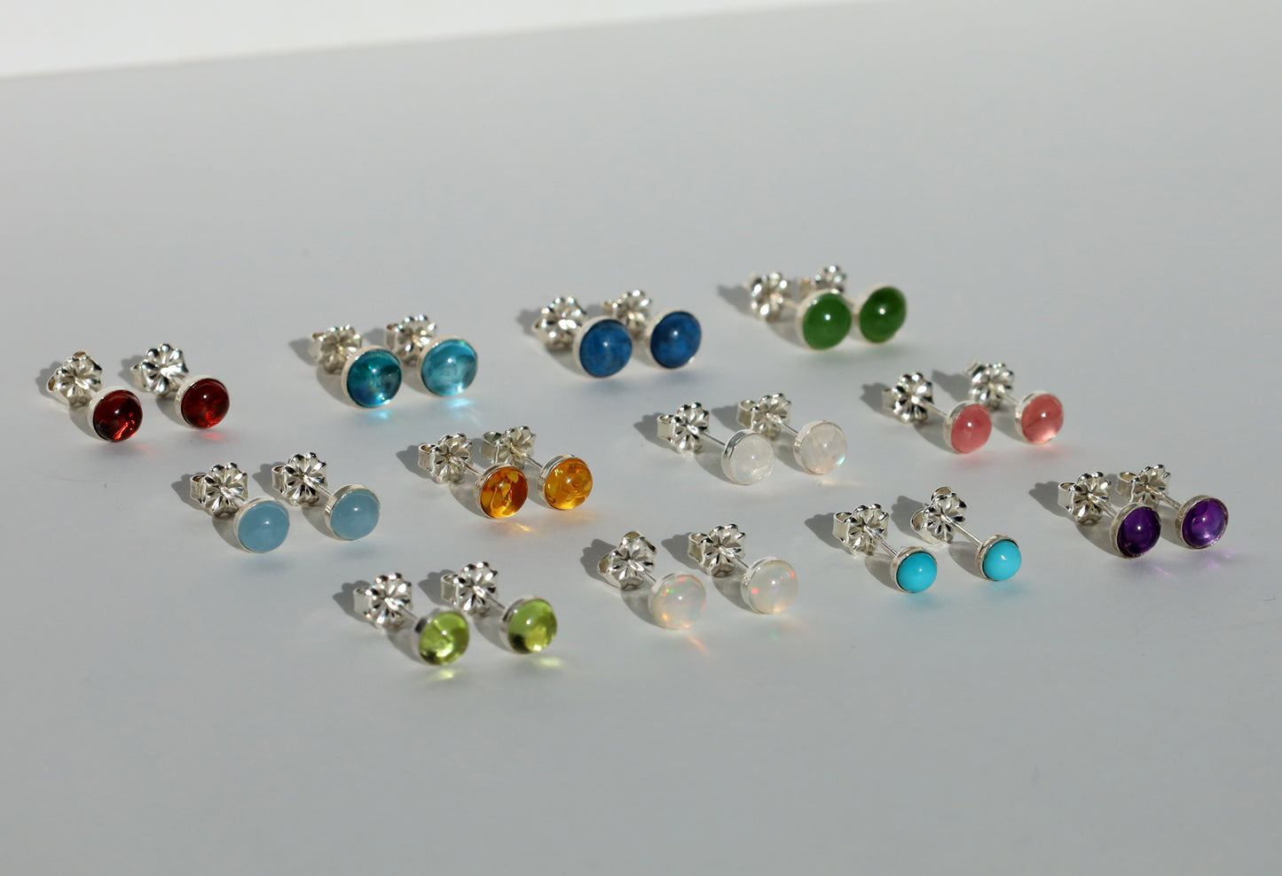 Gemstone Studs