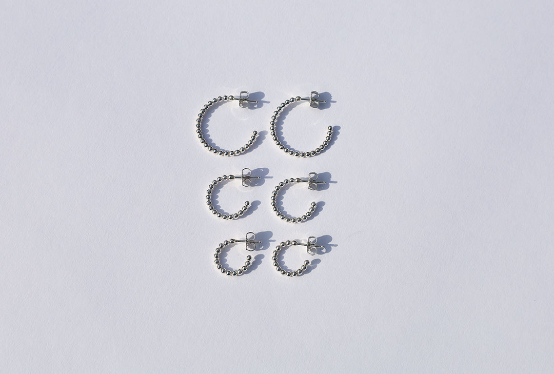 Beaded Hoops
