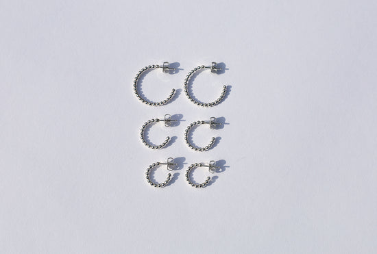 Beaded Hoops