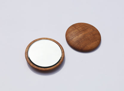 Wooden Pocket Mirror