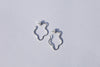 Small Silver Squiggly Hoops