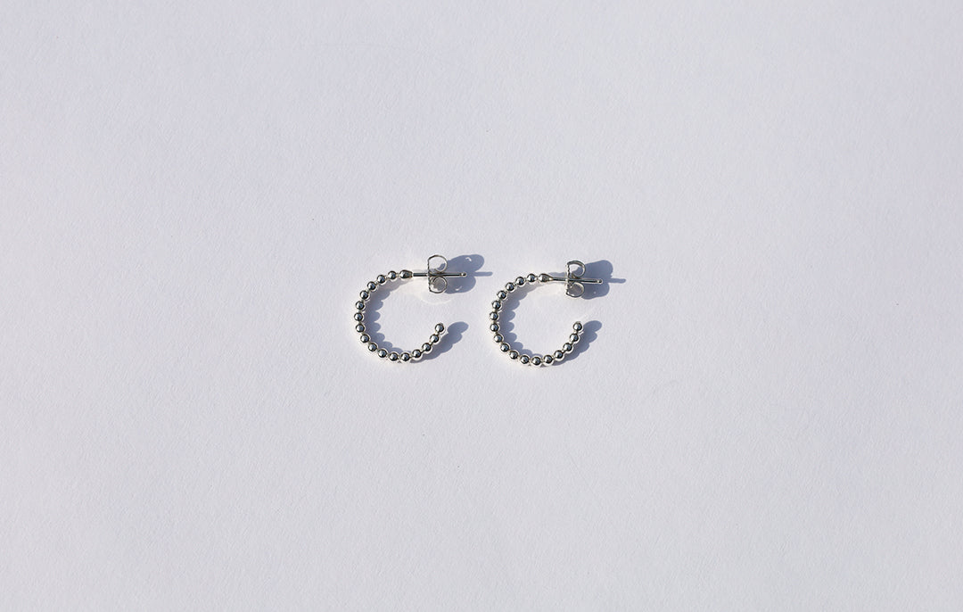 Beaded Hoops