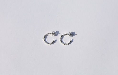 Beaded Hoops