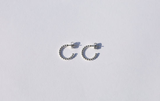 Beaded Hoops